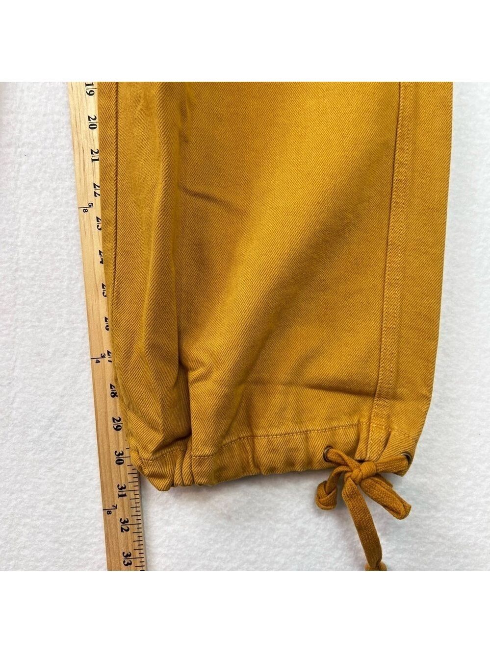 Mother The Munchie Nerdy Cargo Pants High Rise Wide Leg Sz 30 NWT Wood Thrush - Picture 10 of 16